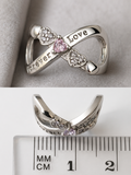 ENGRAVED INFINITY CHARM