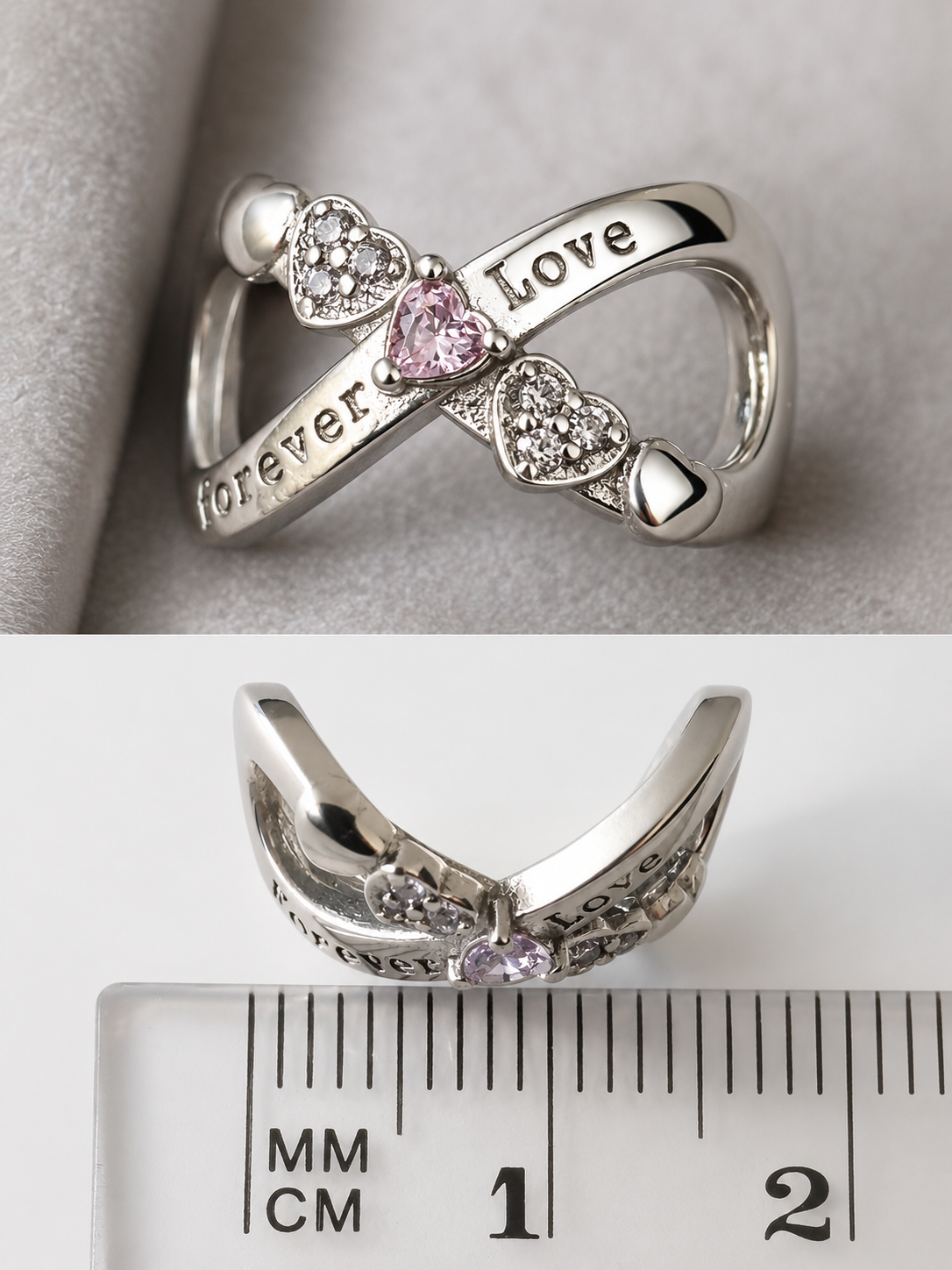 ENGRAVED INFINITY CHARM