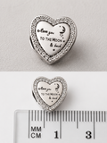 HEART SHAPED ENGRAVED CHARM