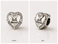 HEART SHAPED BEST FRIEND CHARM