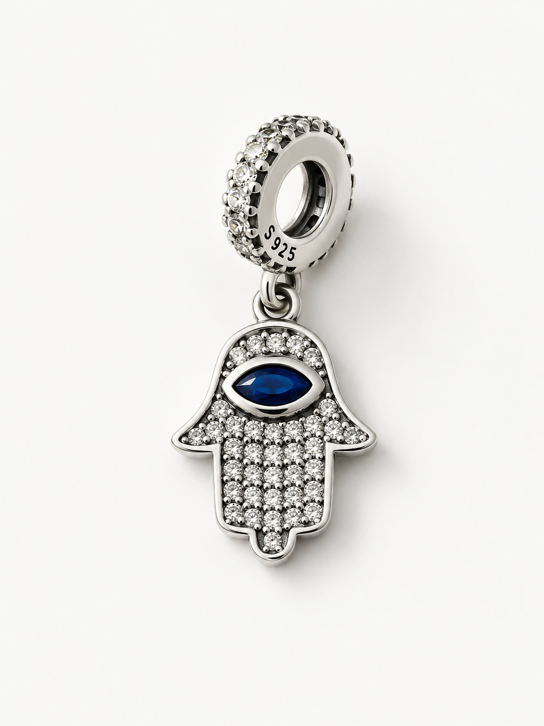 DANGLE 'EVIL EYE HAMSA HAND' CHARM
