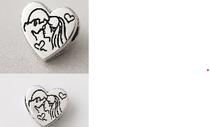 WEDDING CHARM ENGRAVED COUPLE