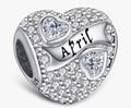 HEART SHAPDED BIRTHDAY MONTH CHARM