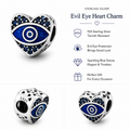 EVIL EYE HEART CHARM