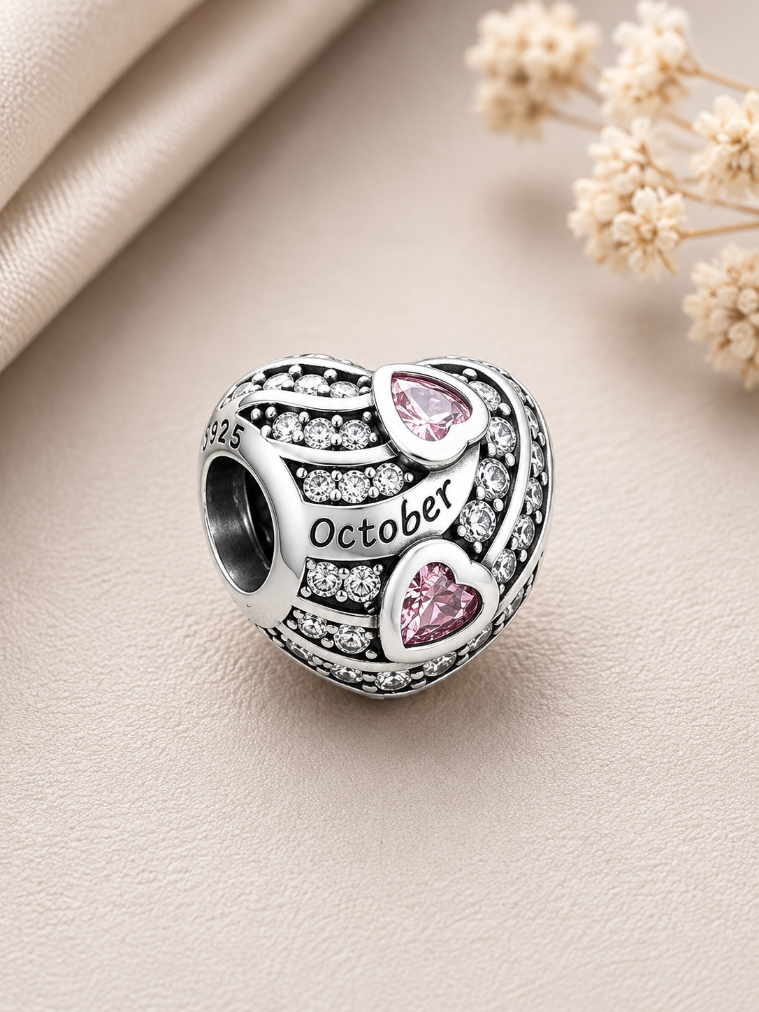 OCTOBER BIRTH STONE CHARM